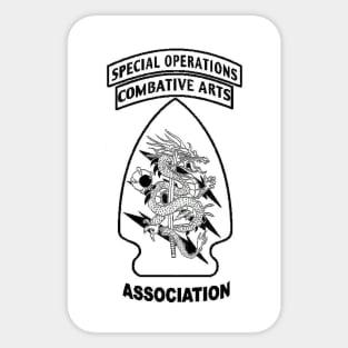 Special Operations Combative Arts Assoc Sticker